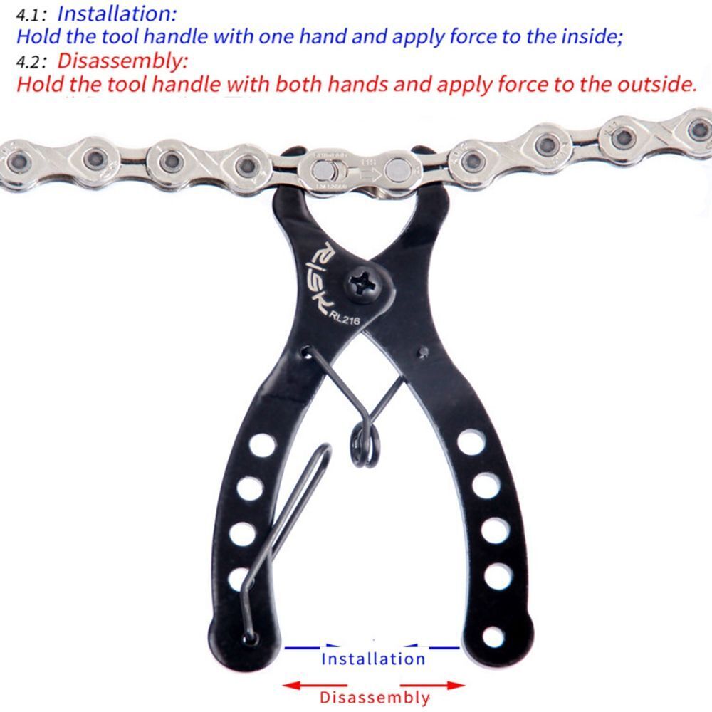 Kit Bike Chain Repair Cycling Chain Clamp Quick Link Tools Multi Link Plier