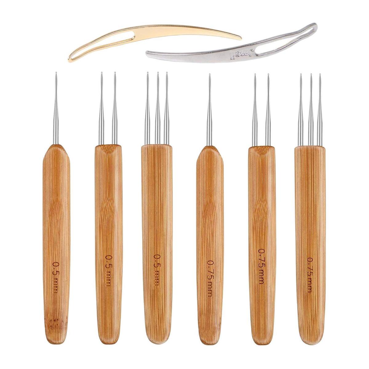 Artist Gather 8 PCS  Men s Crochet Hooks Set  Weaving