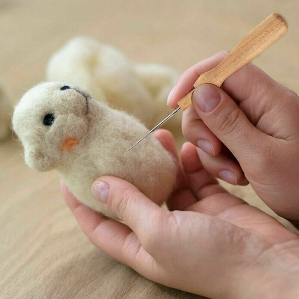 Wood Handle Felt Tools Wool Felt Tool Felting Needles Felt Needle Kit Wool Pin