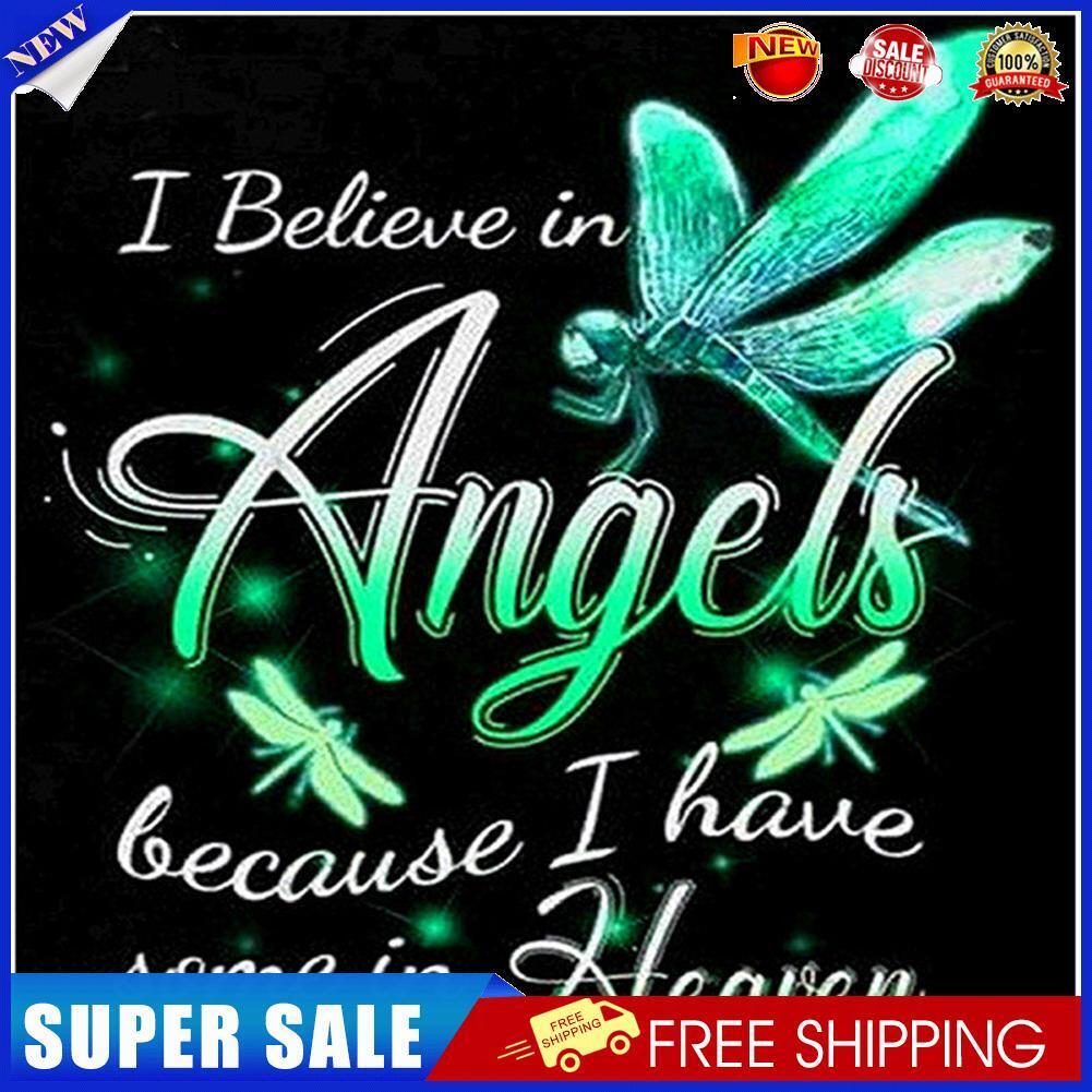 Letter Angel Full Drill Diamond Painting Kit DIY Rhinestone Mosaic Picture