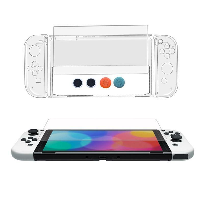 Protective Skin Cover Crystal Shield Tempered Guard Film Screen for Switch OLED