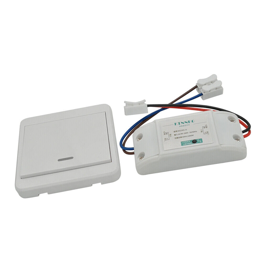 220V  Wireless ON/OF Lamp Remote Control Switch Receiver Transmitter