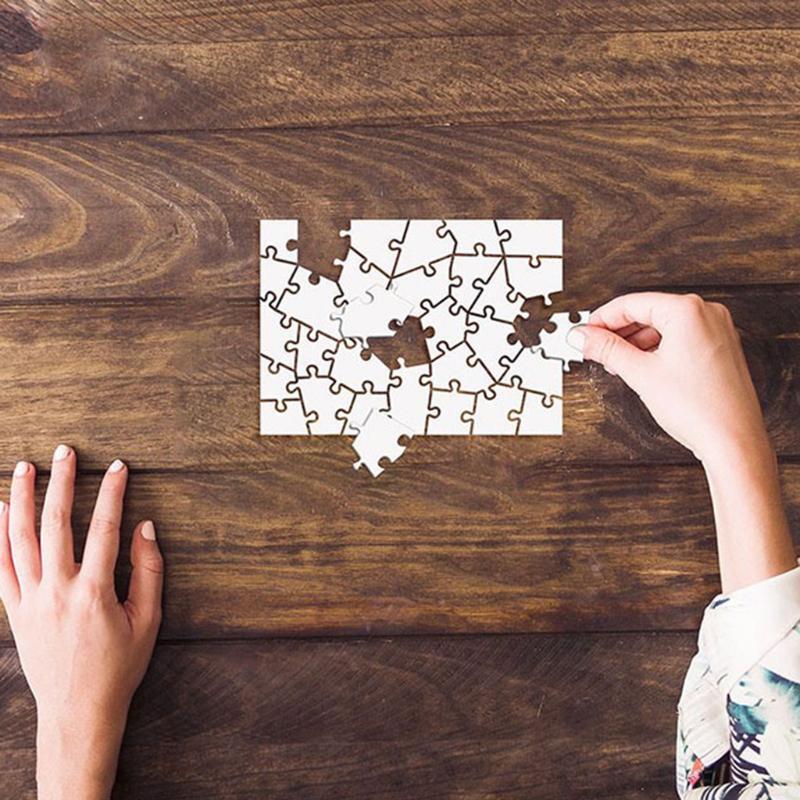 Metal Irregular Puzzle Cutting Dies Stencil Scrapbook Album Paper Card Template