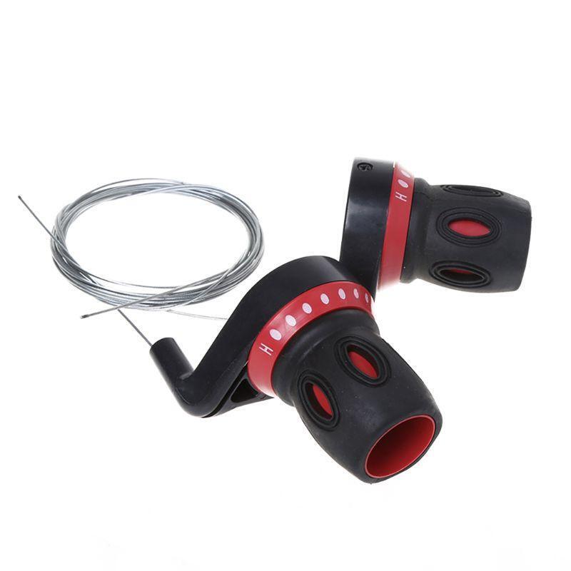 1 Pair Derailleur Grips Bicycle Lever Transmission Twist Grip Speed Change MTB