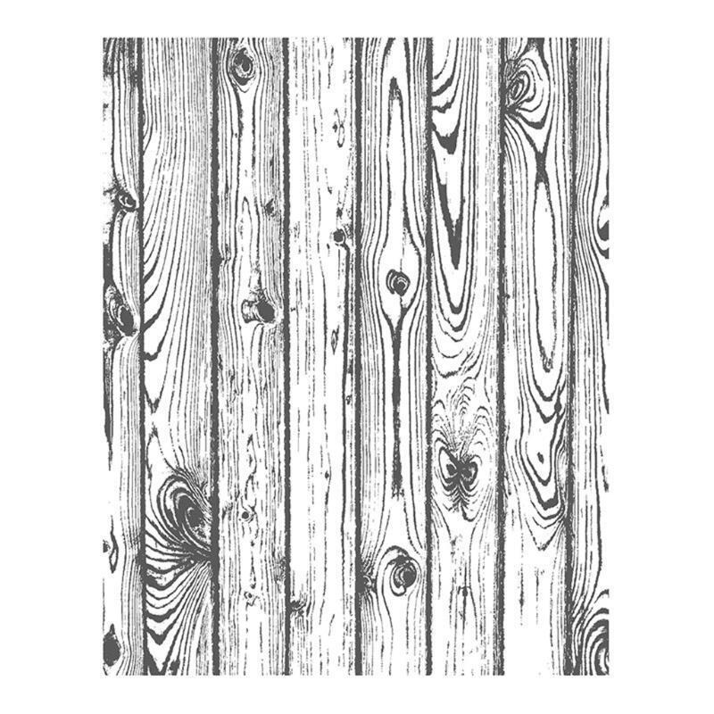 Wood Grain Silicone Clear Seal Stamp DIY Scrapbooking Emboss Photo Album Decor