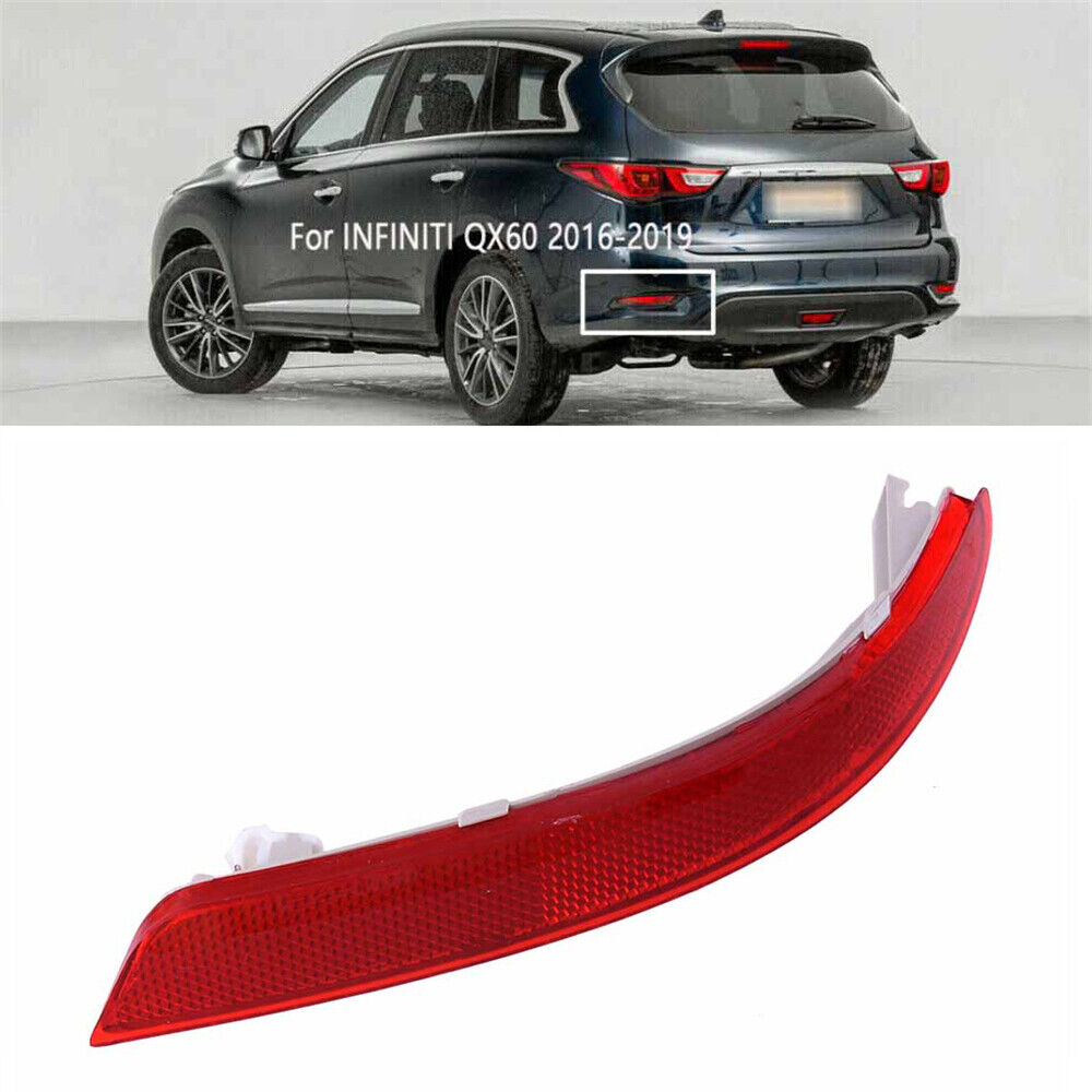Left Driver Rear Bumper Reflector Light For Infiniti QX60 2016-2019 26565-8990D