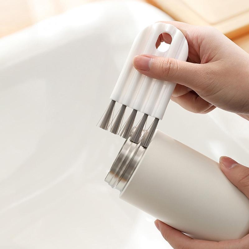 Portable Bottle Cleaning Brush Cup Lid Cleaning Brush Bottle Groove Detail Brush