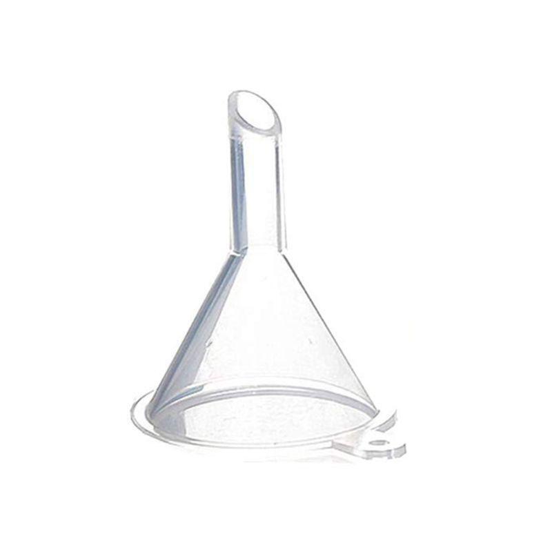 100 PCS Mini Funnel?Clear Plastic Funnels Multi-Purpose Funnels for Perfume