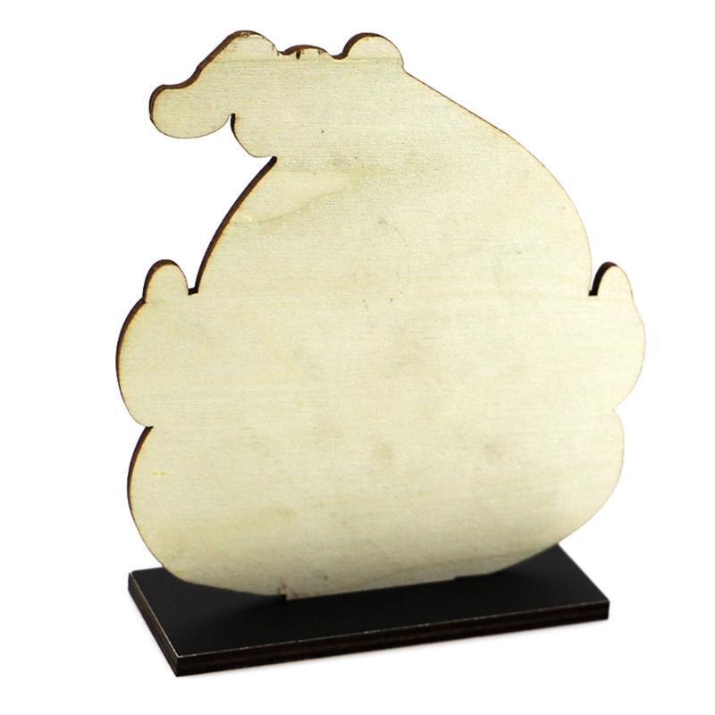 Cartoon Pumpkin Ghost Wooden Sign Halloween Tier Tray Table Topper Decoration