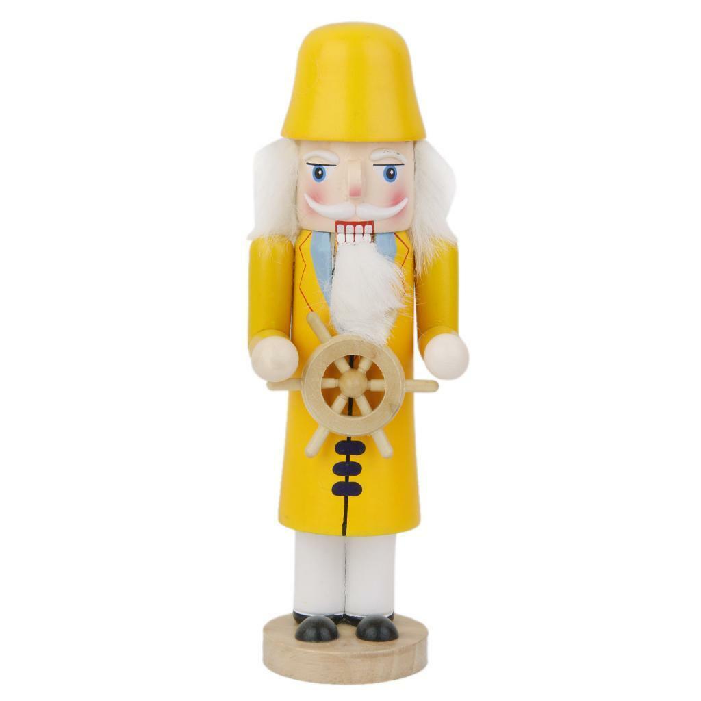2x Handmade Nutcracker Soldier Puppet  Decor Collectibles Gift