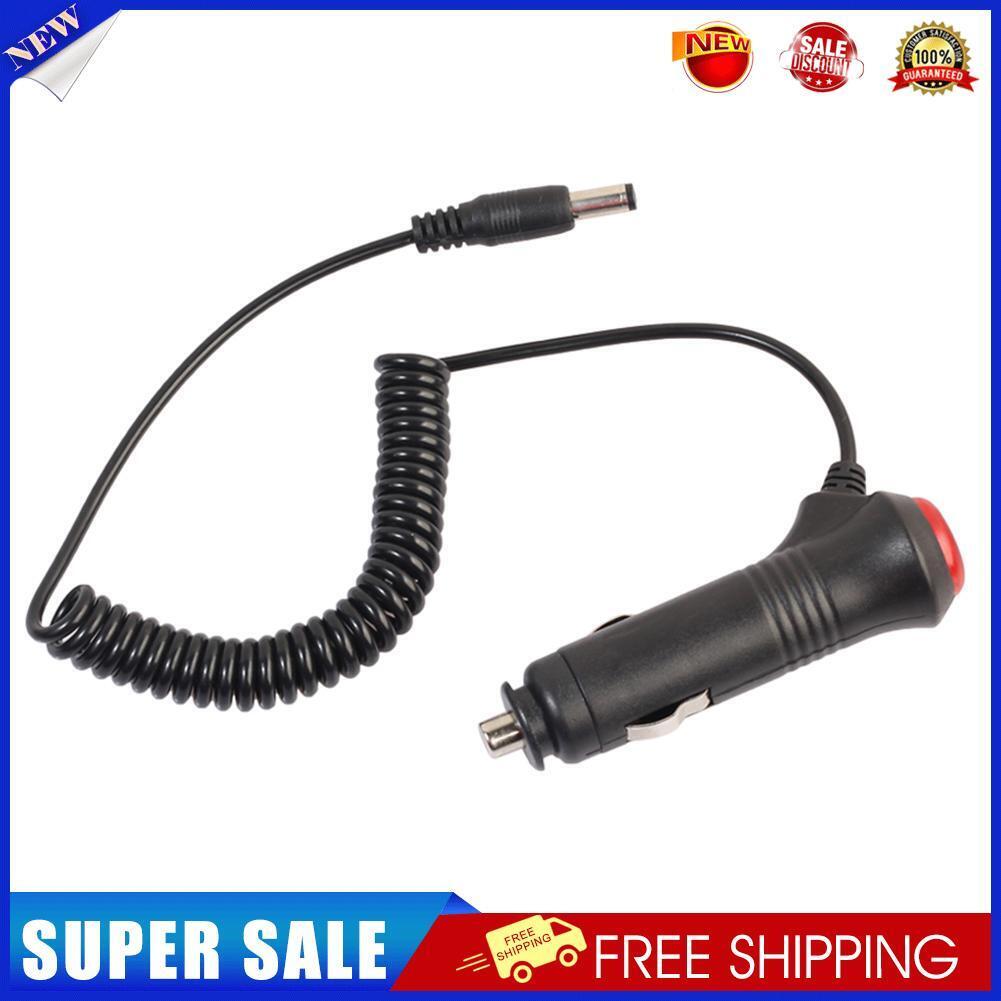 5.5x2.1mm to Cigarette Lighter Power Supply Adapter Cable with Switch Fuse