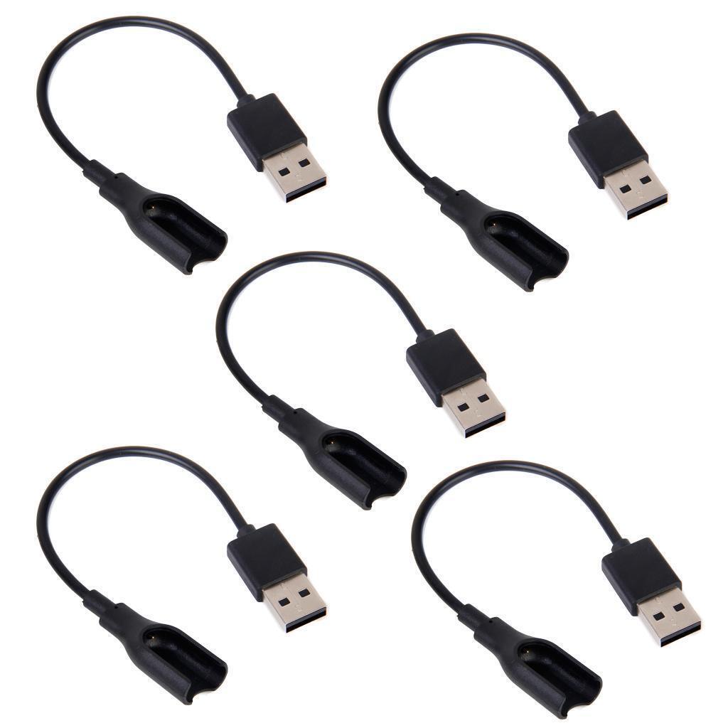 5Pack Black USB Charging Charger Cable Cord   Smart Watch