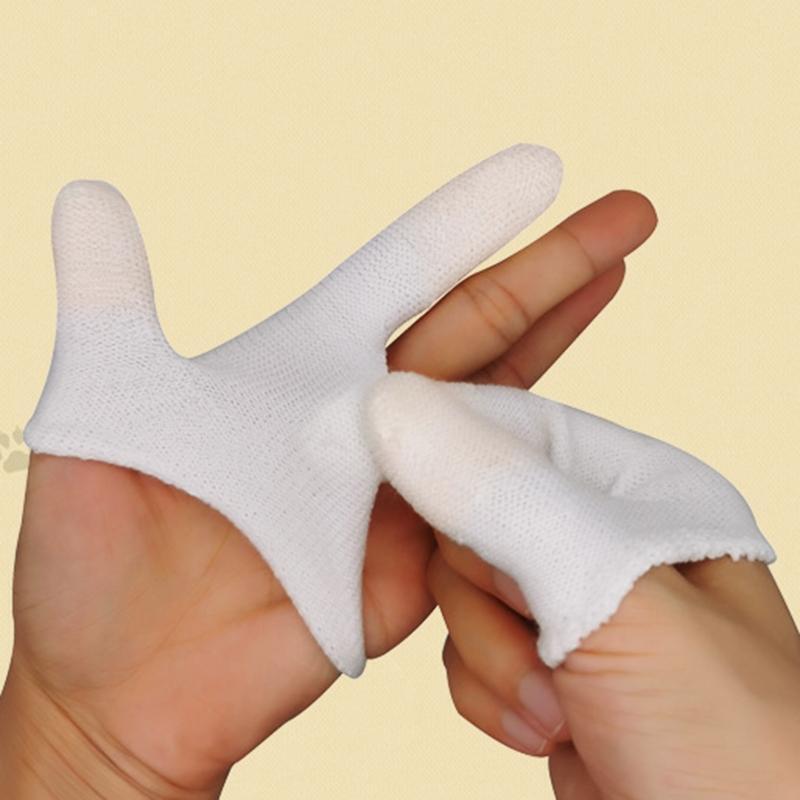 Dog Toothbrush Easy Teeth Cleaning for Pet Dental Care Two-Fingers Design