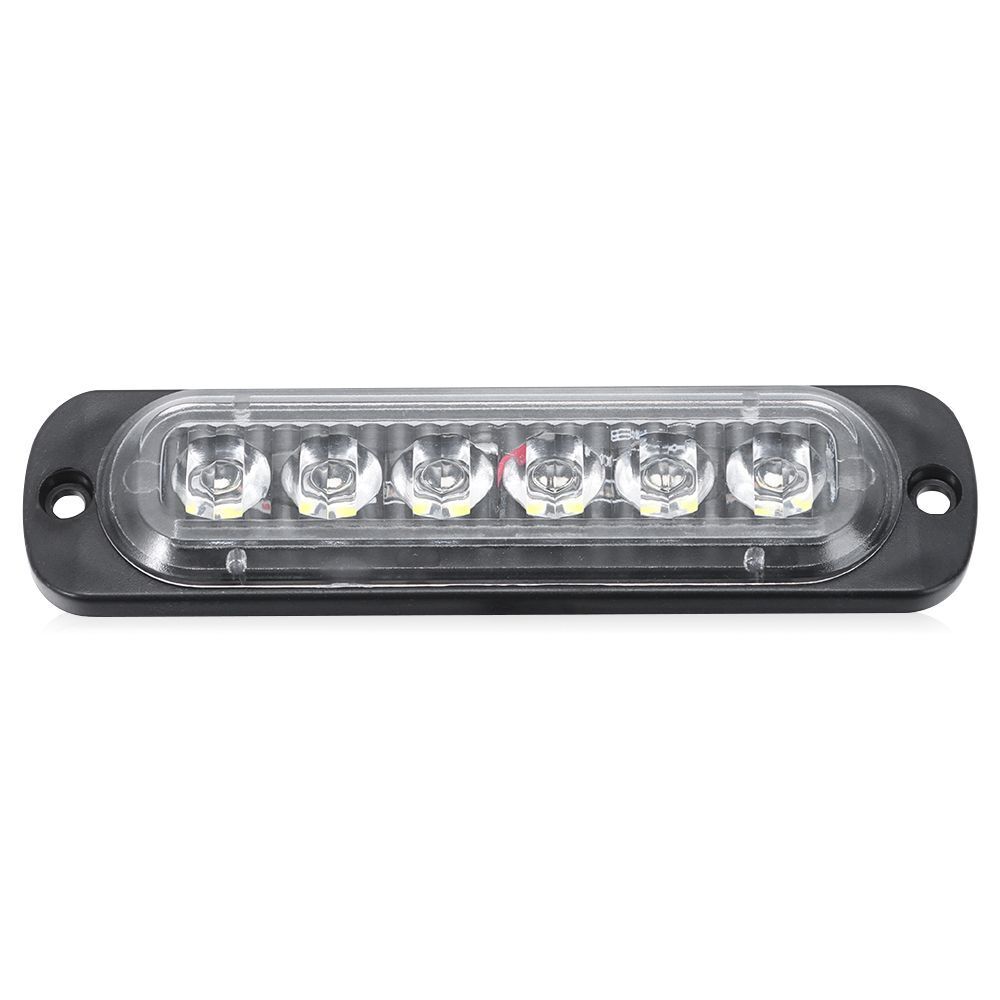 SUV Black 6 Lights Driving Lamp LED Work Light Turn Signal Headlight Fog Lamps