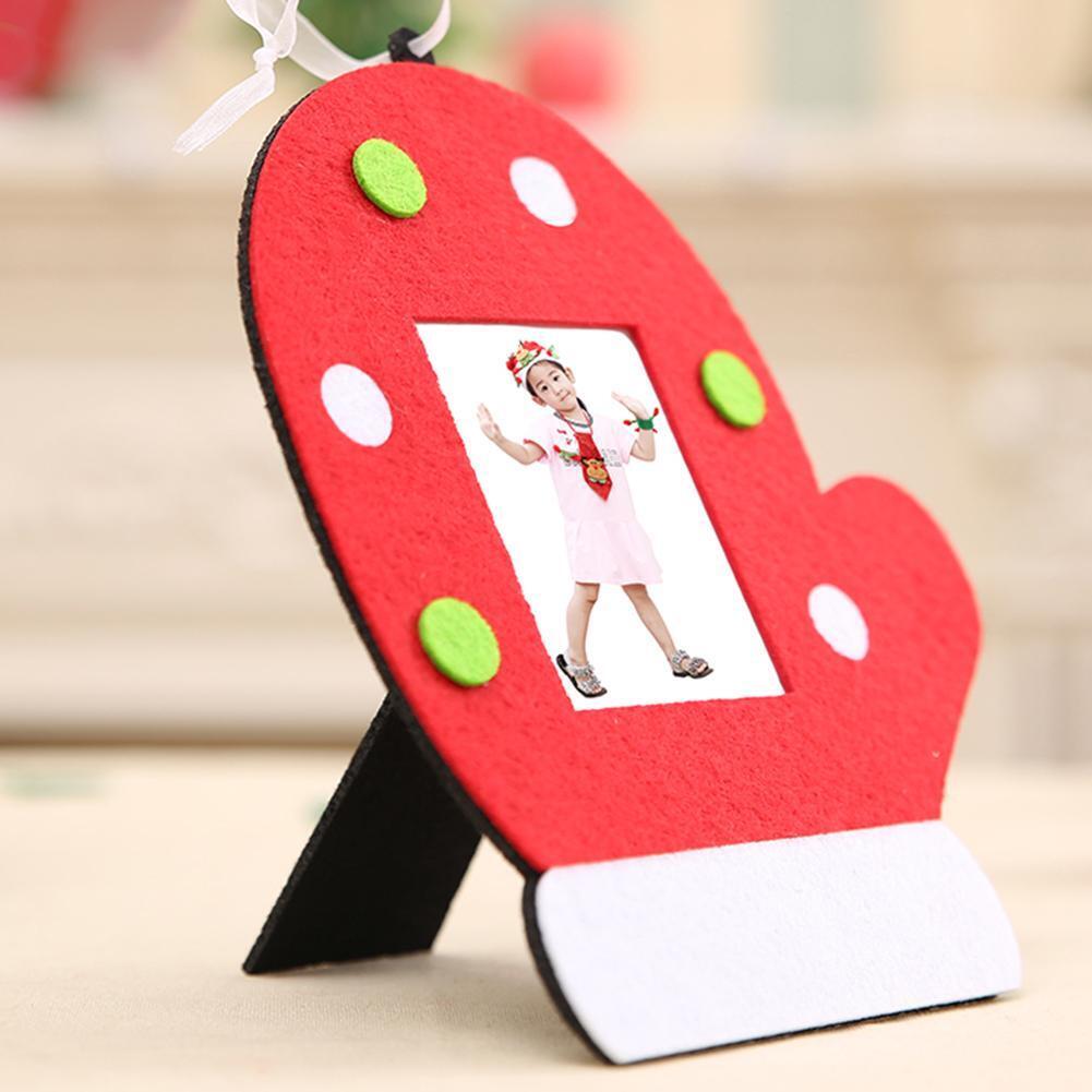 Christmas Photo Frame Picture Holder Frame Xmas Tree Ornaments (Gloves)