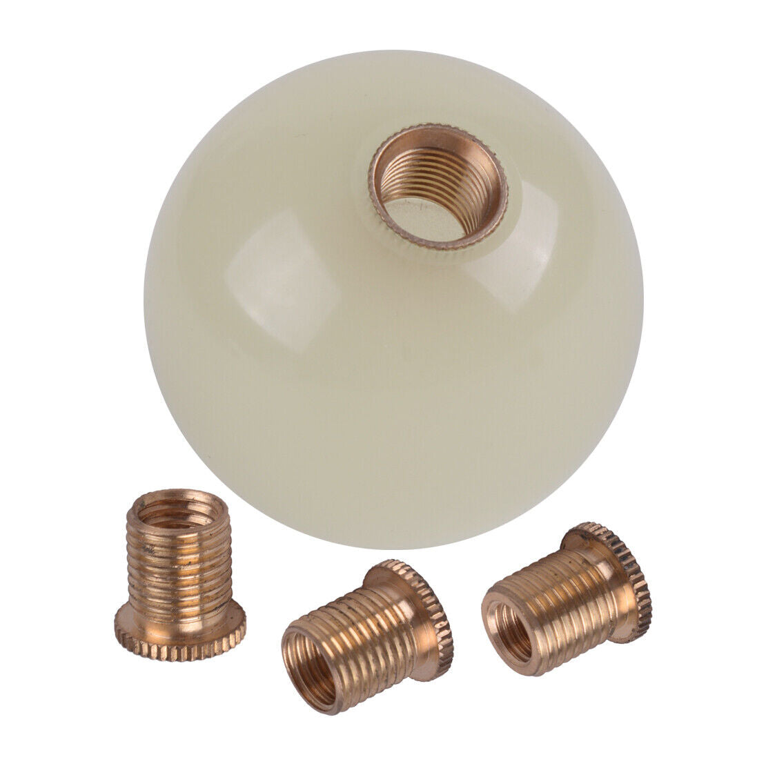 M12*1.25 Glow In The Dark Shift Knob Throw Gear Shifter Ball 3 Adapters ld