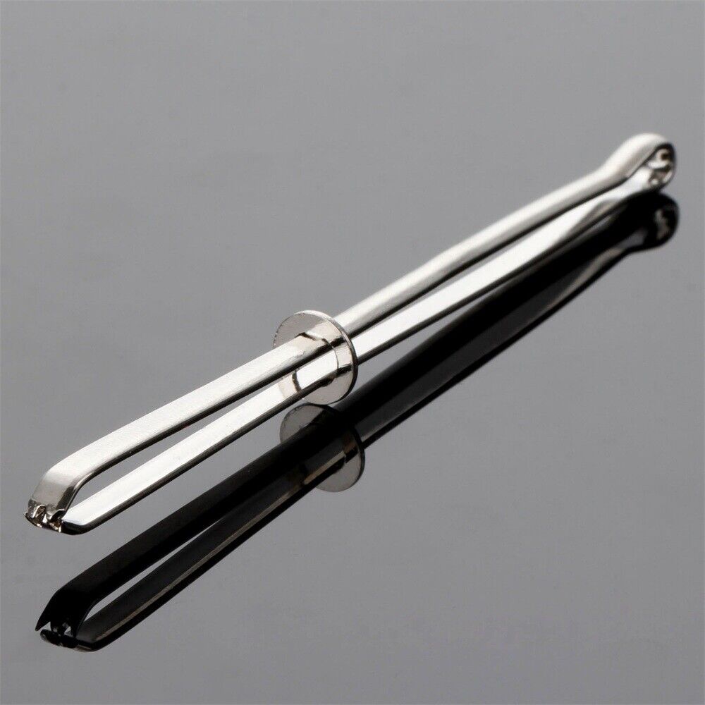 Stainless Steel Threader Self-Locking Tweezer Clip for Elastic Band Sewing Craft