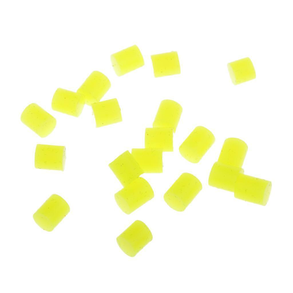 20 Pcs Fishing Floating Beads Float Stopper Float Tackles Yellow