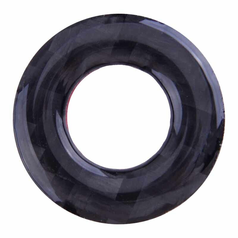 4x Carbon Fiber Interior Door Lock Pins Cover Trim Fit For Dodge Charger 2011-14