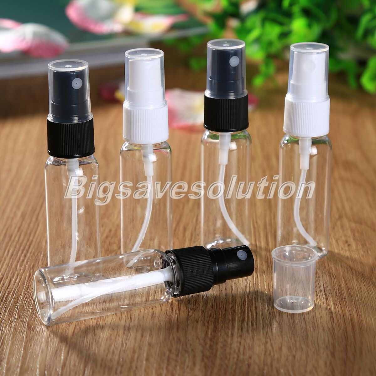 5pcs 20ml Portable Clear Empty Spray Bottle Perfume Atomizer Container Travel HQ