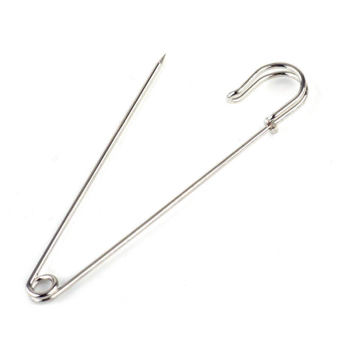 10x 3.93inch Large Durable Strong Metal Kilt Scarf Brooch Safety Pins Craft Li
