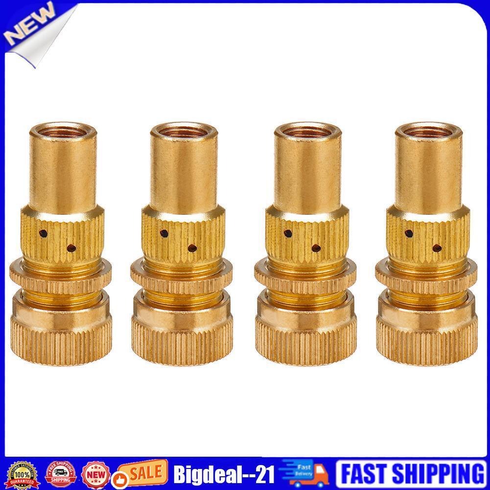 4pcs Universal Offroad Brass Tire Deflators Kit Automatic 6-30psi Tyre Defl