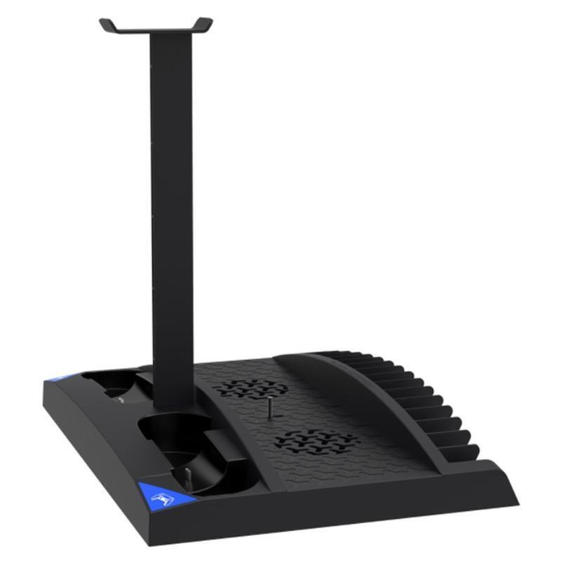 Charging Dock Station for PS5 Vertical Stand with Headset Holder