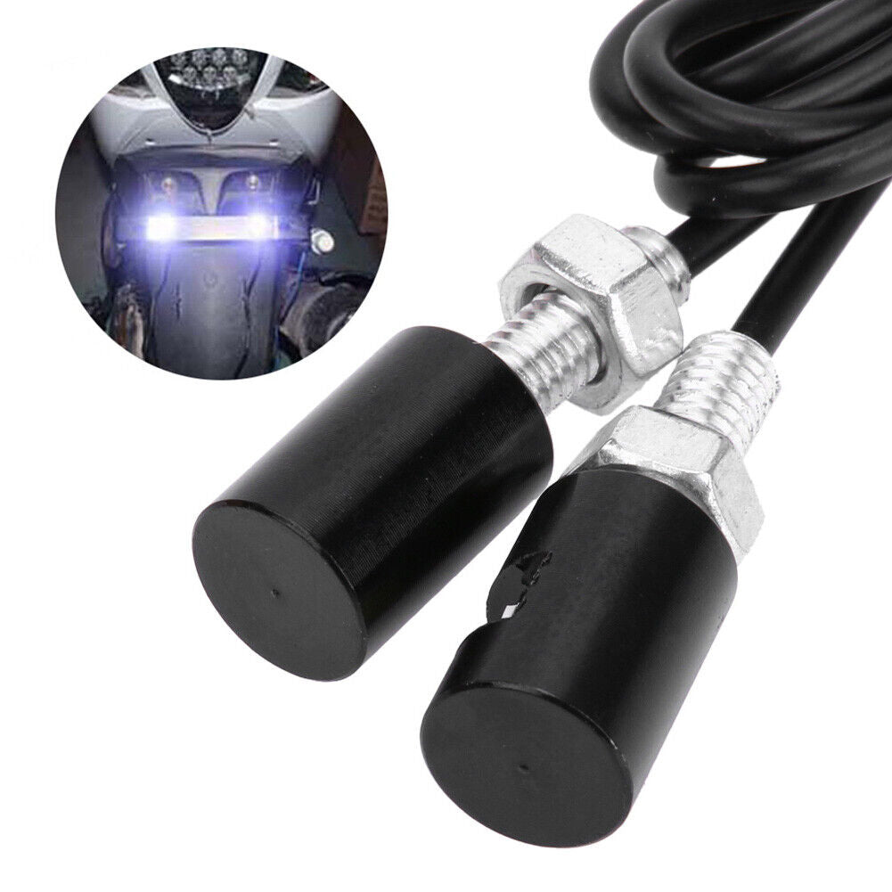 2pcs/lot Tail Number Styling New Car Auto Motorcycle License Plate lamp 12V