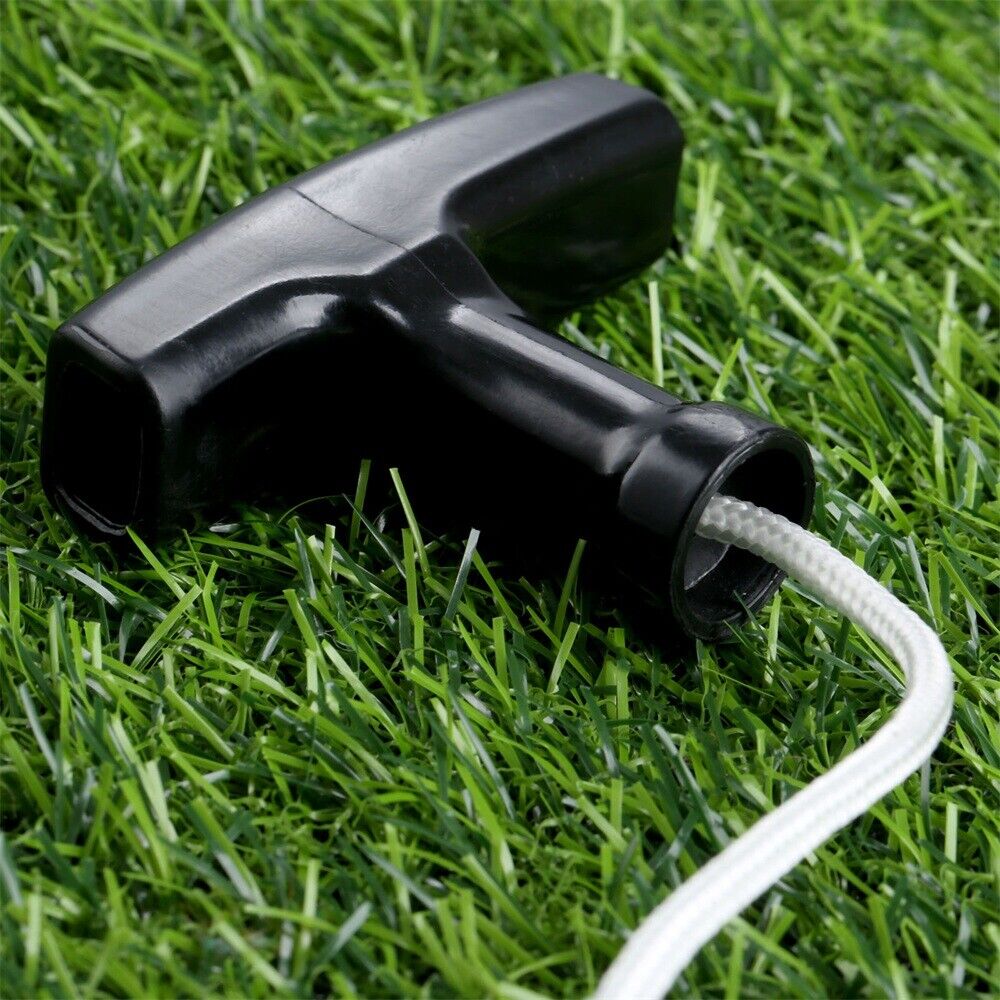 Universal Trimmer Parts Lawnmower Starter Pull Handle With Cord Line Rope Mower