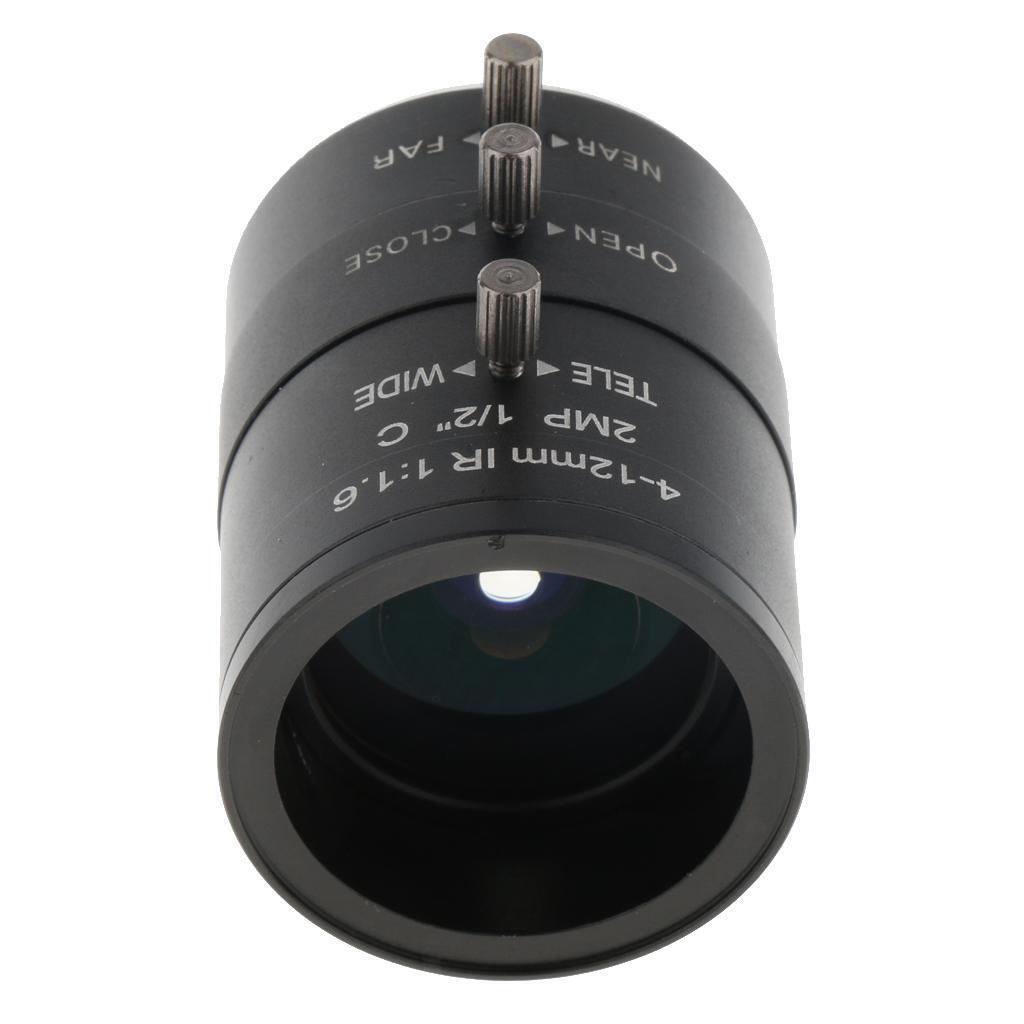 4-12mm 1/2" F1.6 Manual IRIS CS Lens for  Camera Industrial
