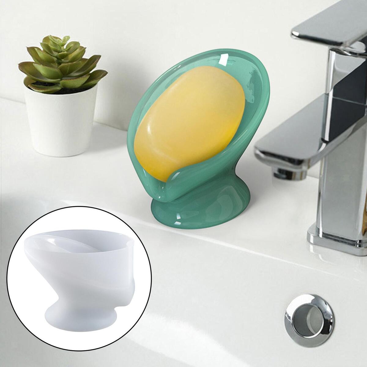 Soap Holder Silicone Mold with Drain DIY Soap DISH Holder for Bathroom Shower