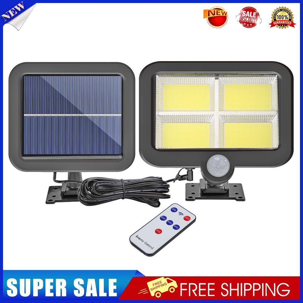 IP65 Solar Wall Light Remote Control Motion Sensor Outdoor Lamp (128LED)