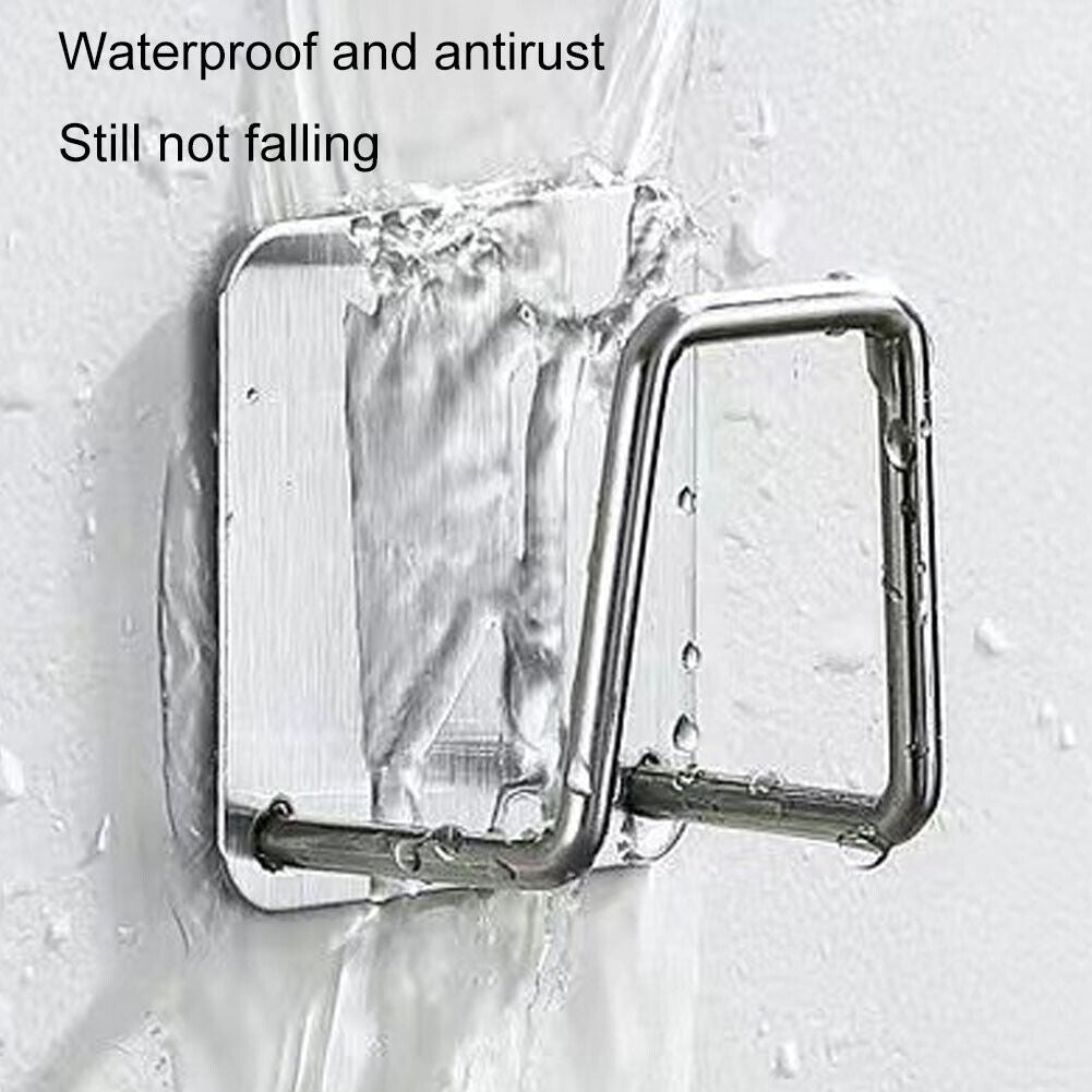 Sink Sponge Holder Self Adhesive Drain Drying Rack (201 Stainless Steel)