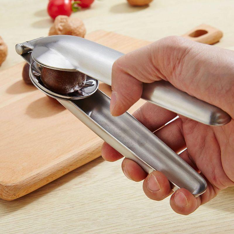 2-in-1 Quick Chestnut Clip Nut Cracker Sheller Walnut Pliers Metal Nut Opener