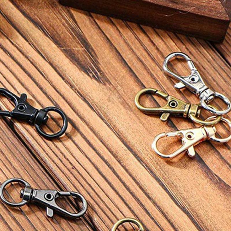 Key Ring with Lobster Claw Clasps and Open Jump Rings 56Pack Keyrings for DIY