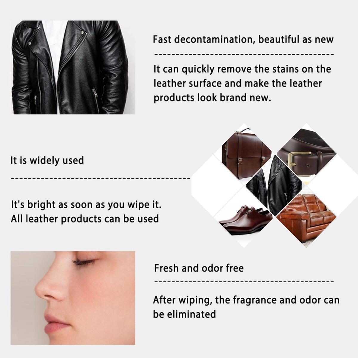 Multifunctional Leather Restorer for Car Couches Leather Bags Sofa,