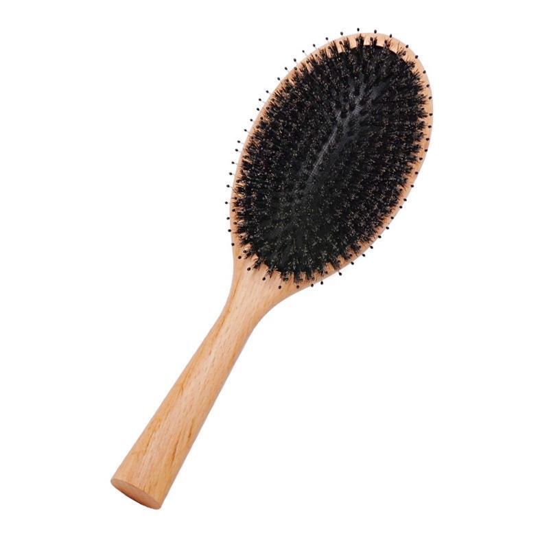 Wood Handle Bristle Air Cushion Massage Comb Anti-static Massage Airbag Comb