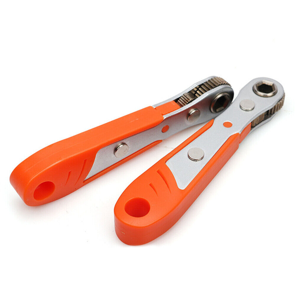 Ratchet Wrench Screwdriver Bit Set 1/4 inch Drive Universal Spanner Key Set