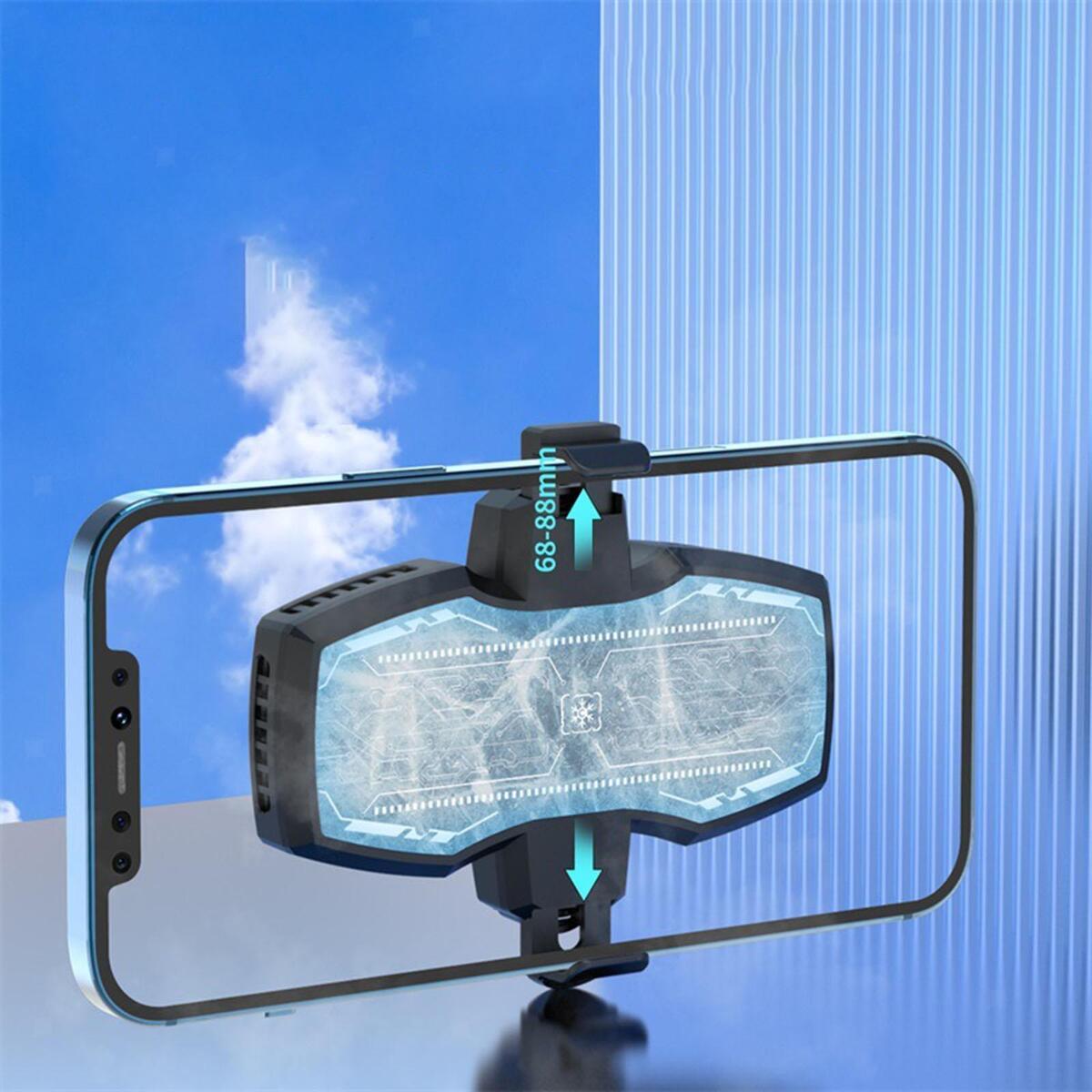 K4 Cell Phone Cooler with Dual Semi Conductor Heatsink for Gaming
