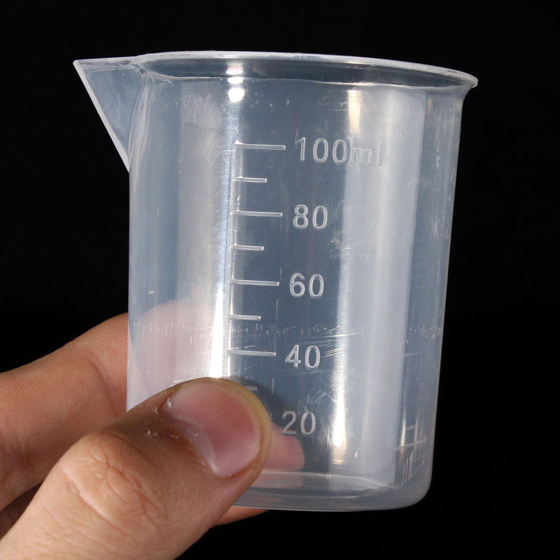 100ml Laboratory Lab Test Measurement Measuring Graduated Beaker Cup Mug Jug