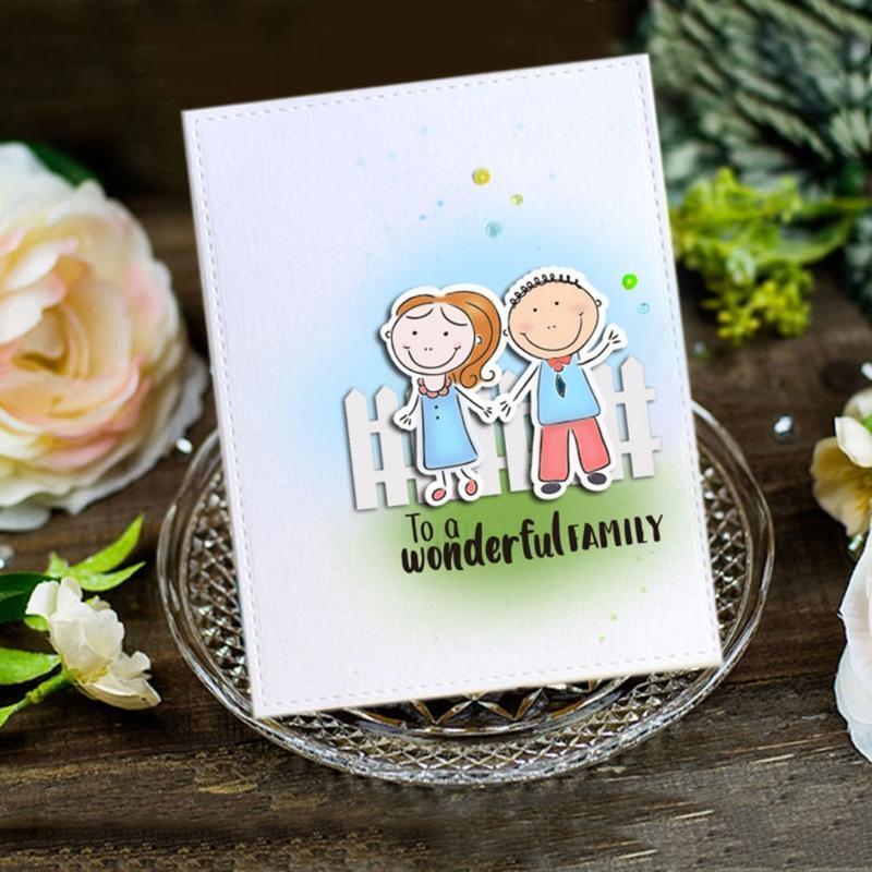 Boy Girl Silicone Clear Seal Stamp DIY Scrapbooking Embossing Photo Album Decor