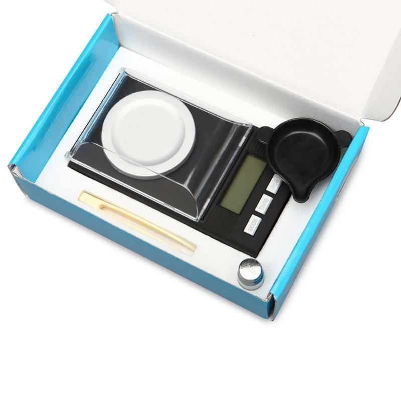 Digital Milligram Scale 50g/ 0.001g Portable Jewelry Scale LCD Backlit Tare