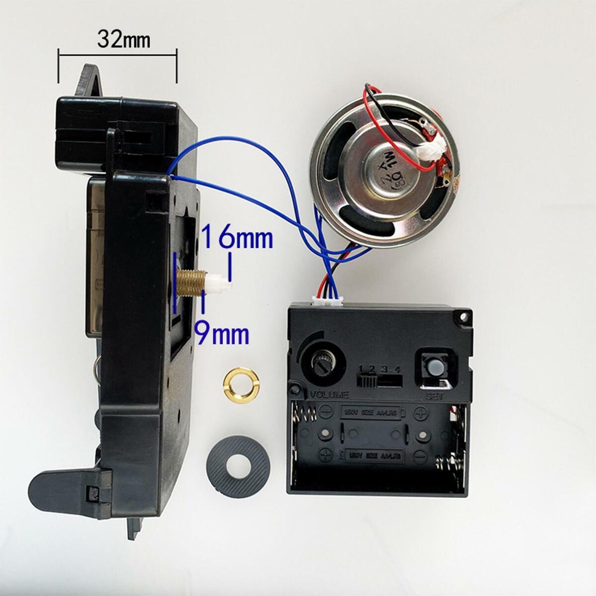 DIY Quartz Pendulum Clock Movement Repair  Replacement Battery Operated