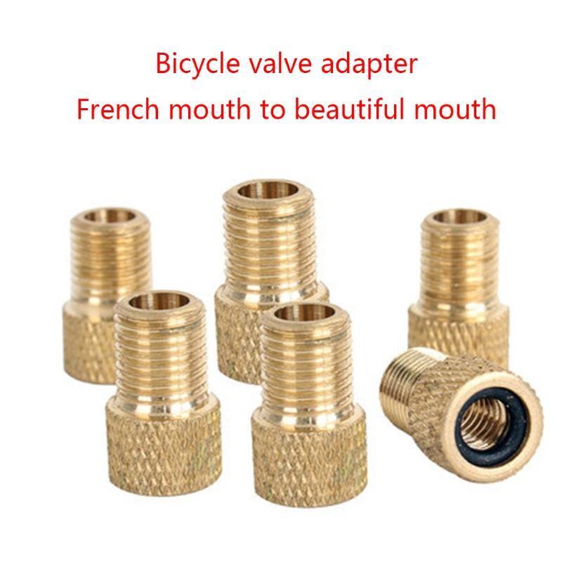 Converter Adapter Presta to Schrader Brass Bicycle Valve Adapter