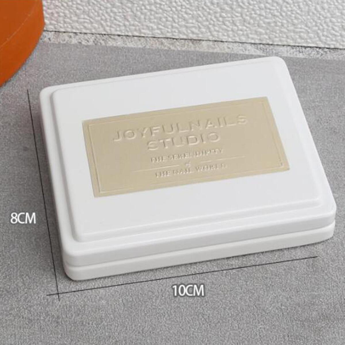Fityle 24-Well Ceramic Gouache Watercolor Paint Palette with Cover Coloring