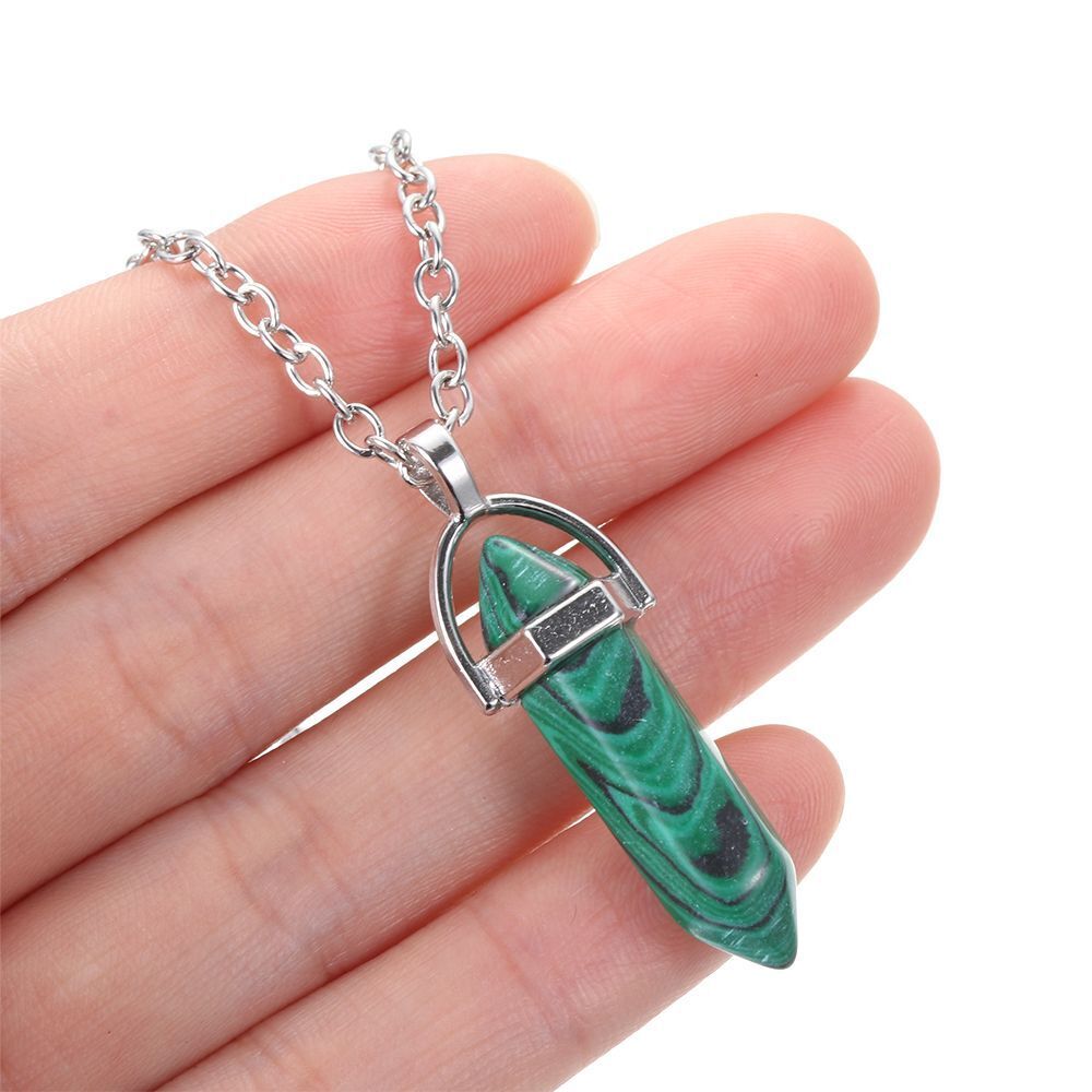 Jewelry Accessories Natural Crystal Necklace Quartz chain Stone Pendant