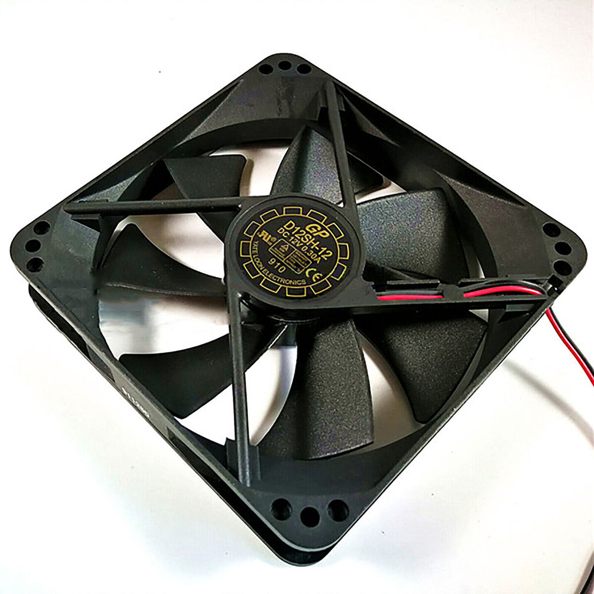 12V Cooling Fan 2pin Cooler Cool Silent 27dB for Computer Case 12025 D12SH-12