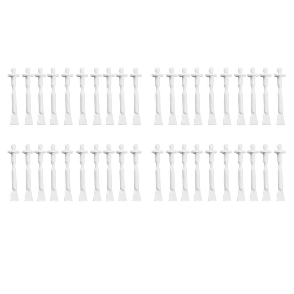 40 Pieces Two-in-One Multi-Use Waxing Applicator Sticks Hair Removal Spatula
