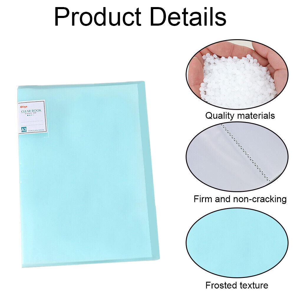 A3 30 Pages Diamond Painting Waterproof Photo Album Book Covers (Green)