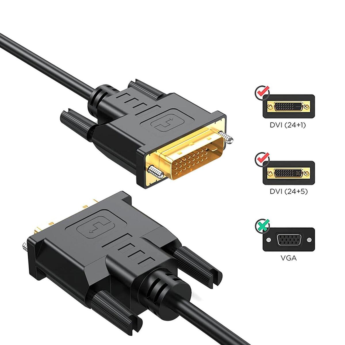 DVI to DVI Cable Dvi-D to Dvi-D High Speed 1080P 60Hz for Monitor DVD HDTV